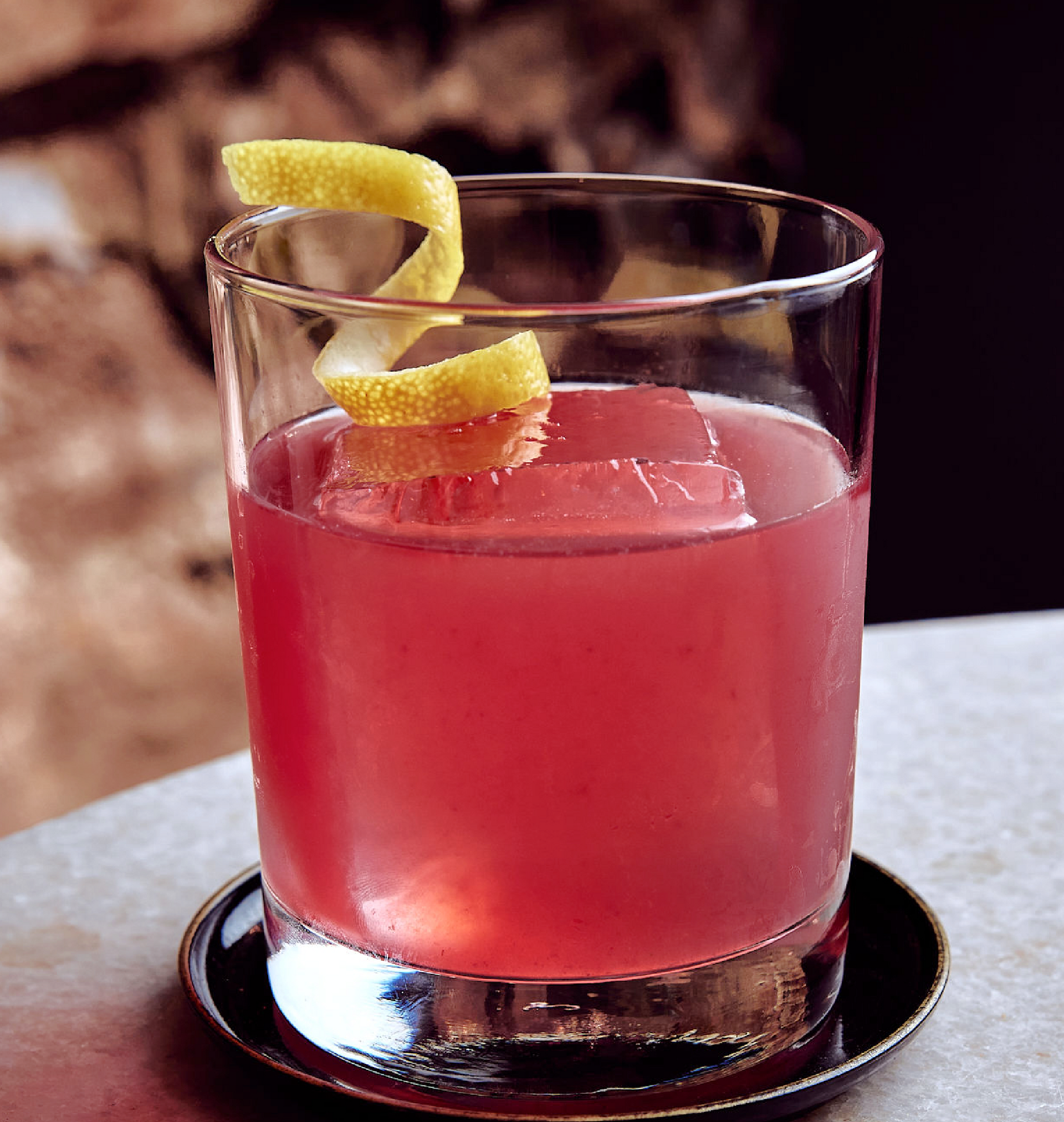 Full image of the SUCKERPUNCH a Mezcal cocktail Prescott Arizona
