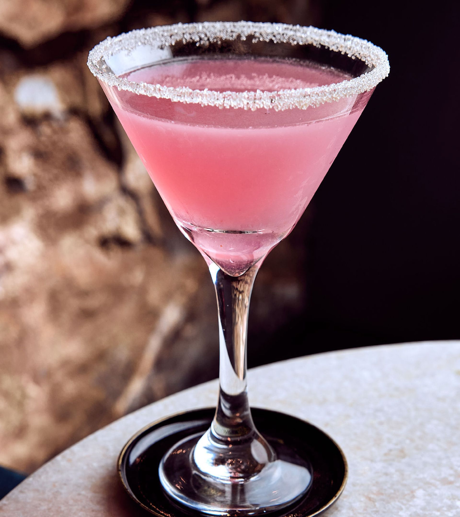 The açai martini cocktail at The Point full image