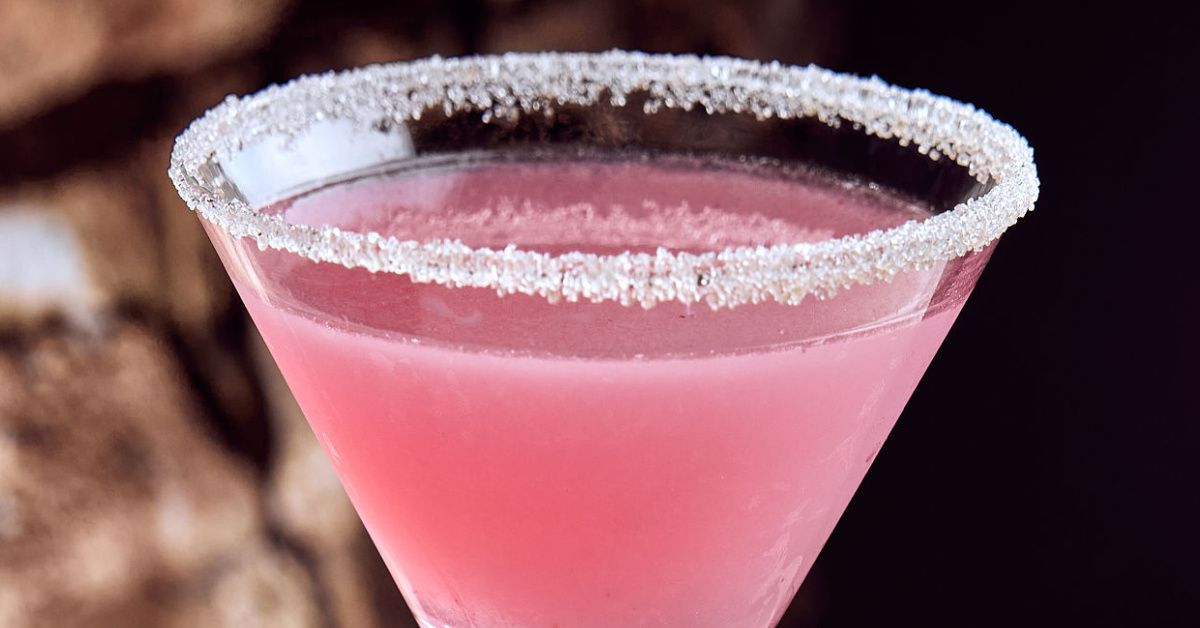 The açai drop cocktail at The Point half picture