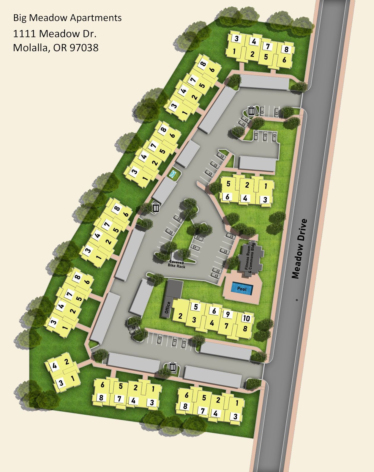 Big Meadow sitemap