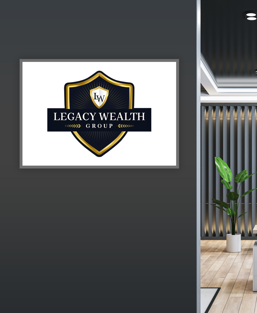 A sign on a wall that says legacy wealth management