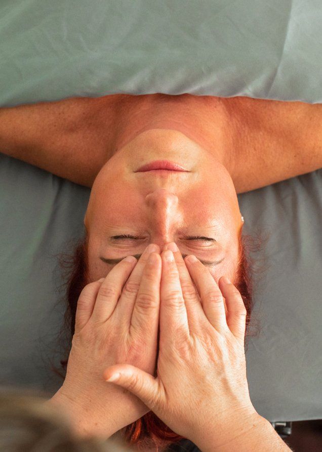 Photo of a woman receiving a massage 