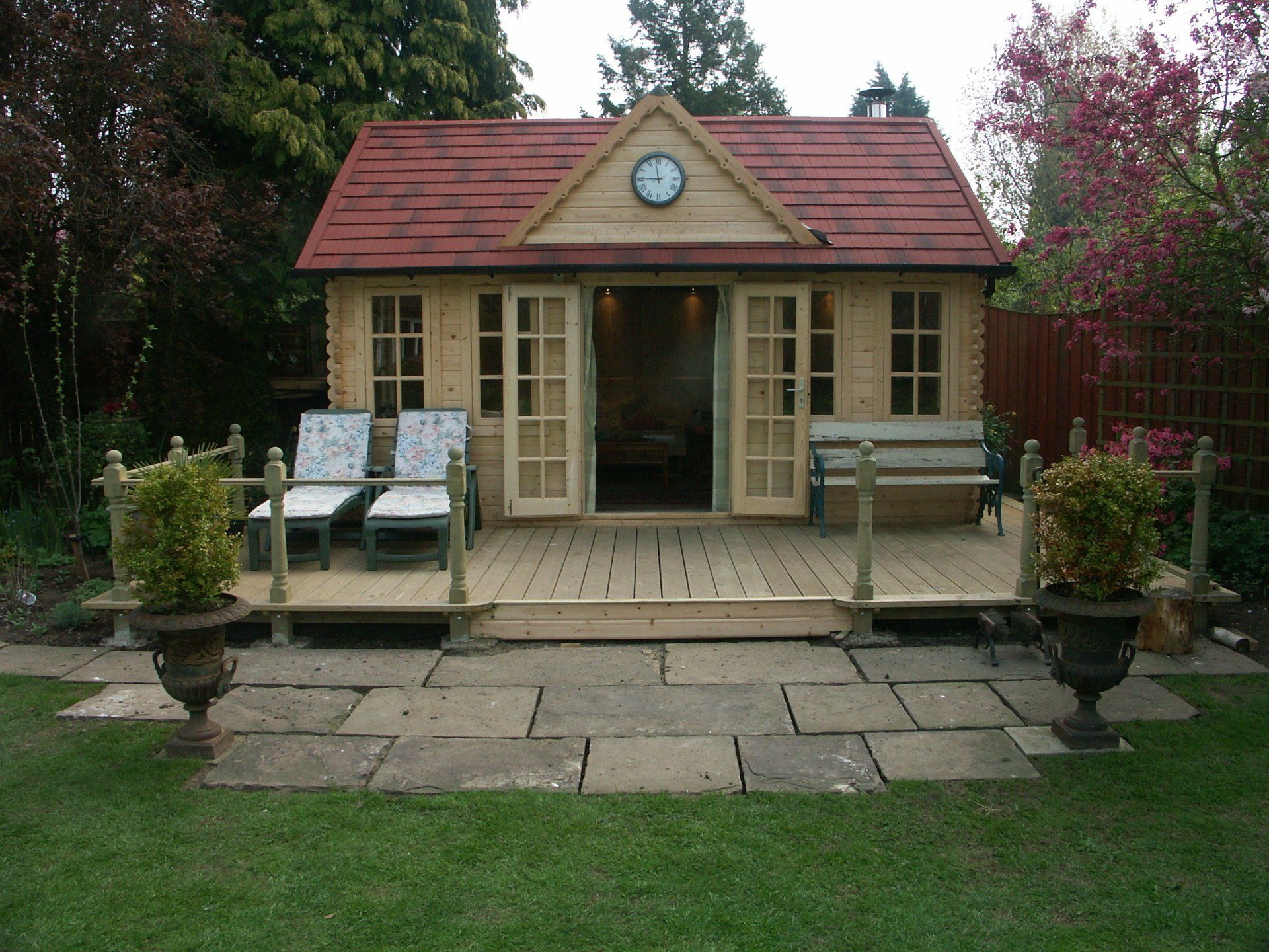 log cabin brochure