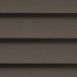 Dark brown siding (espresso).