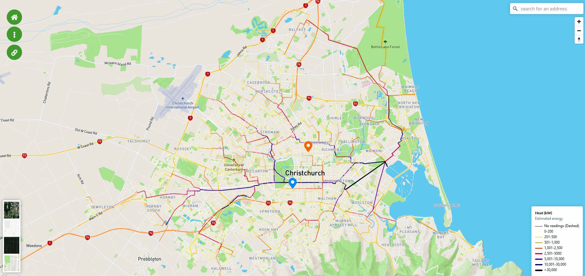 Sewage Heat Availability Mapping