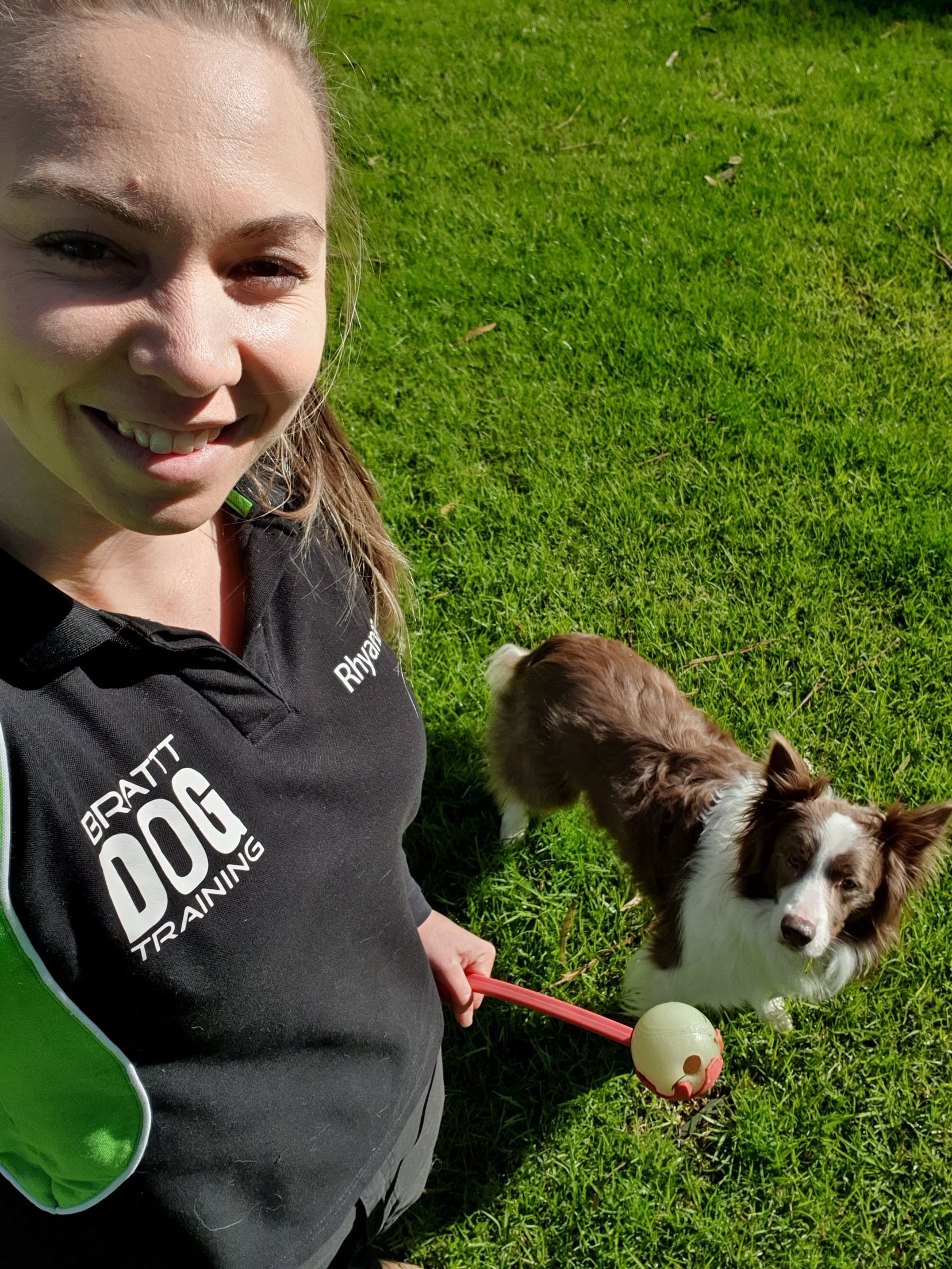 Owner and doggo partner, Rhyanan and Link the Bordercollie