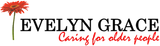 Logo featuring a red gerbera daisy and the text 
