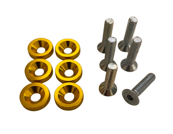 Fastenpack - Gold rings / Silver bolts