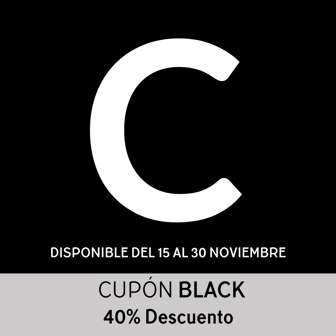 Cuadrado negro con una 