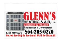 Glenn's Heating & Air, LLC Logo