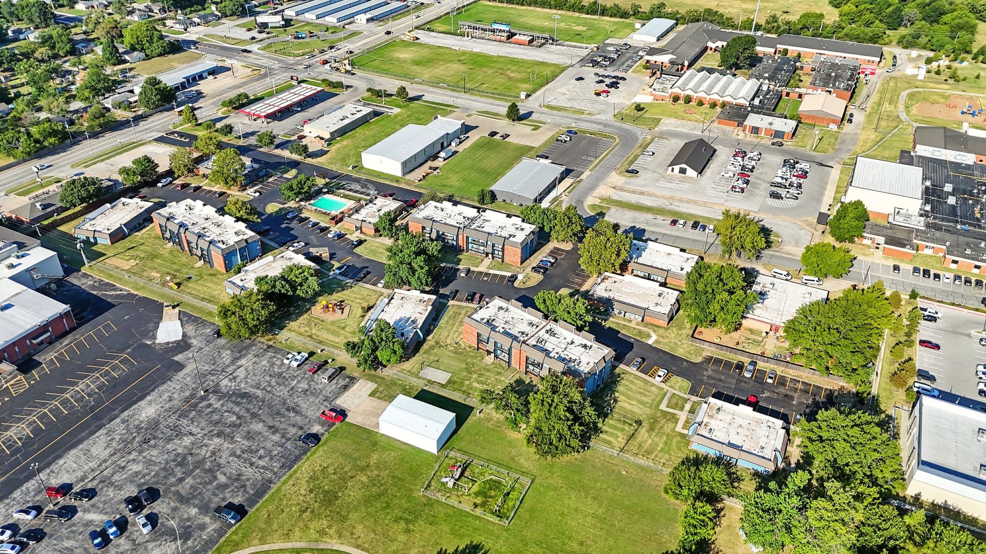 bird's eye view of property area 1