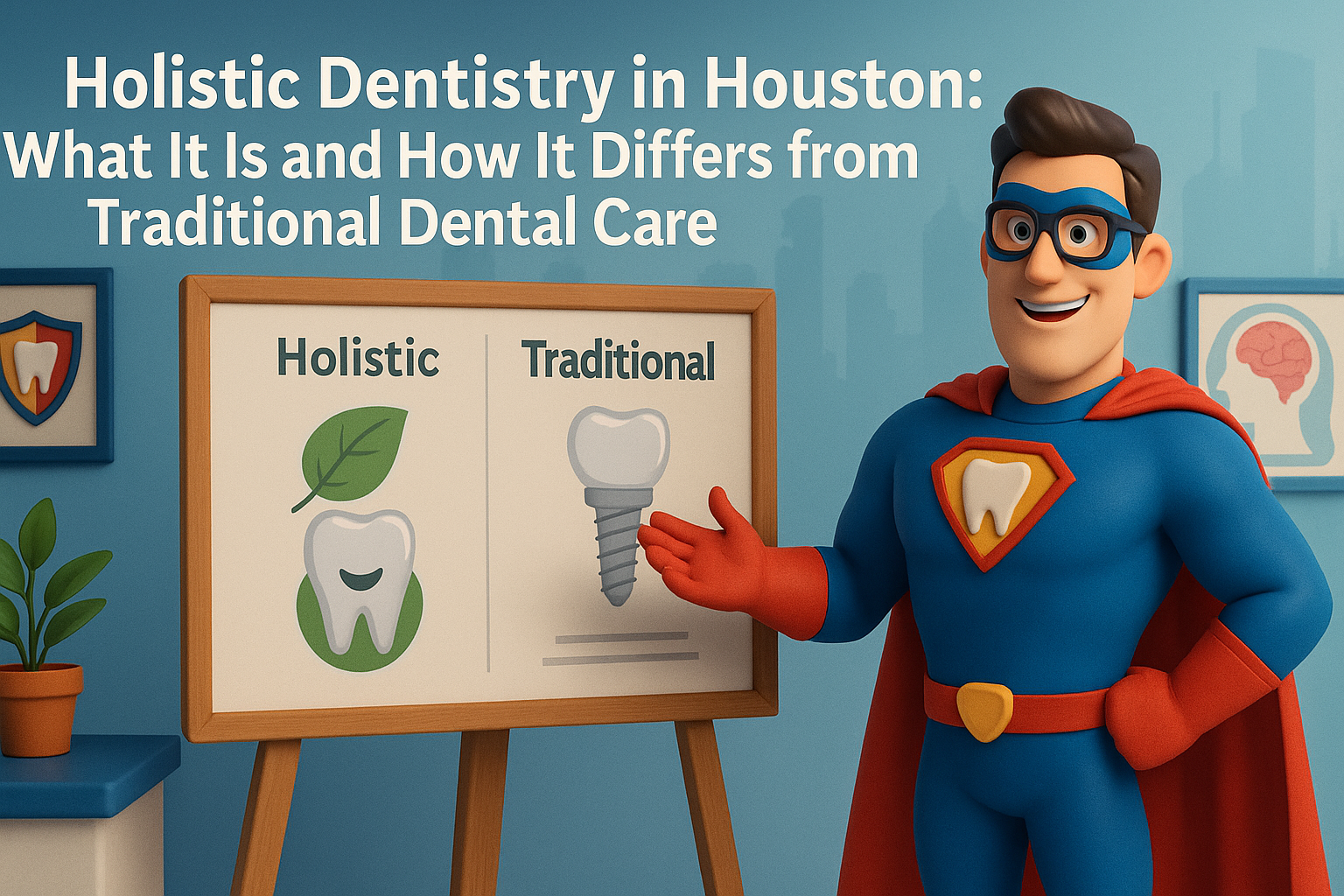 Holistic Dentistry Illustration
