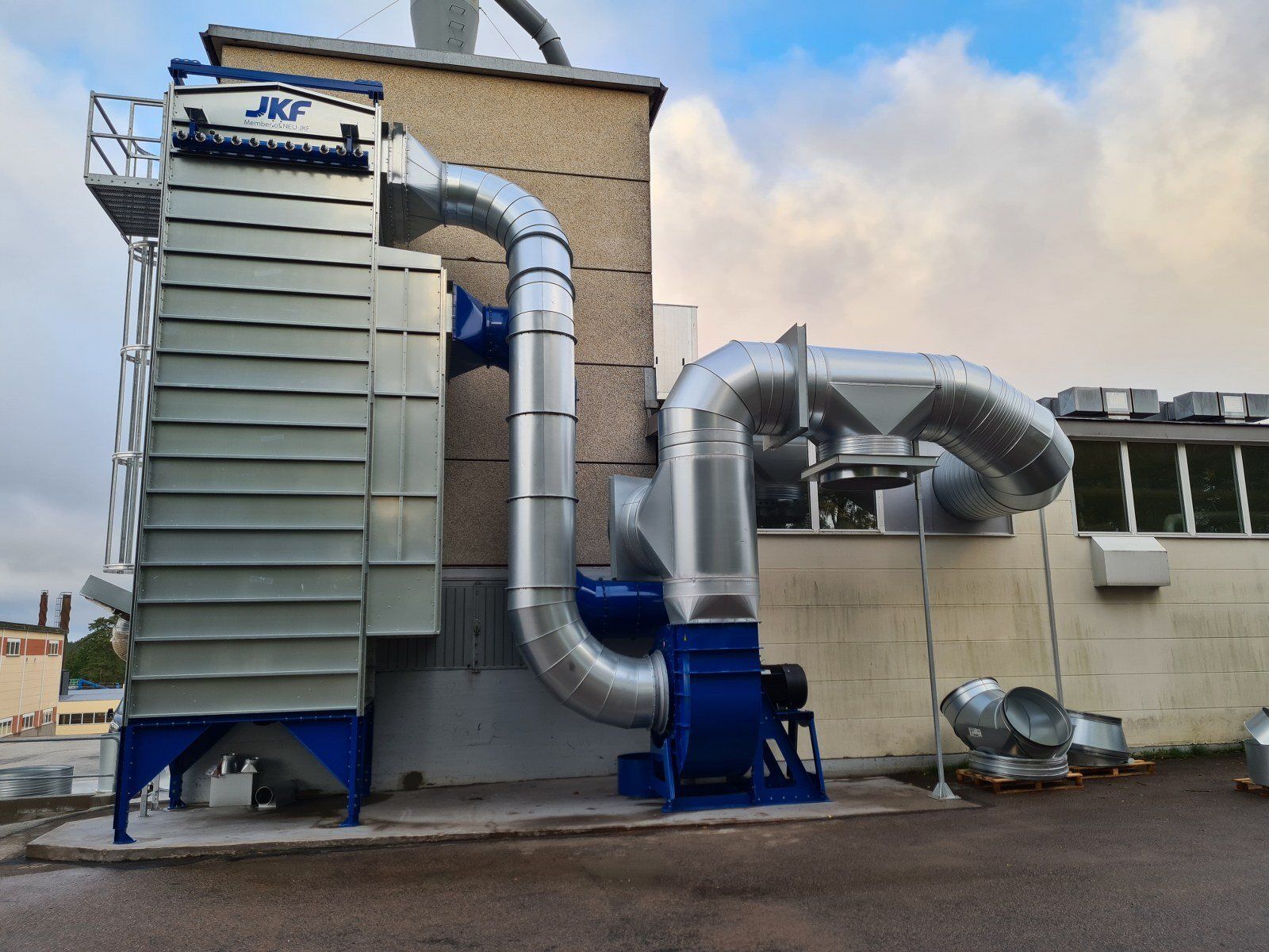 Industriventilation  ved JKF