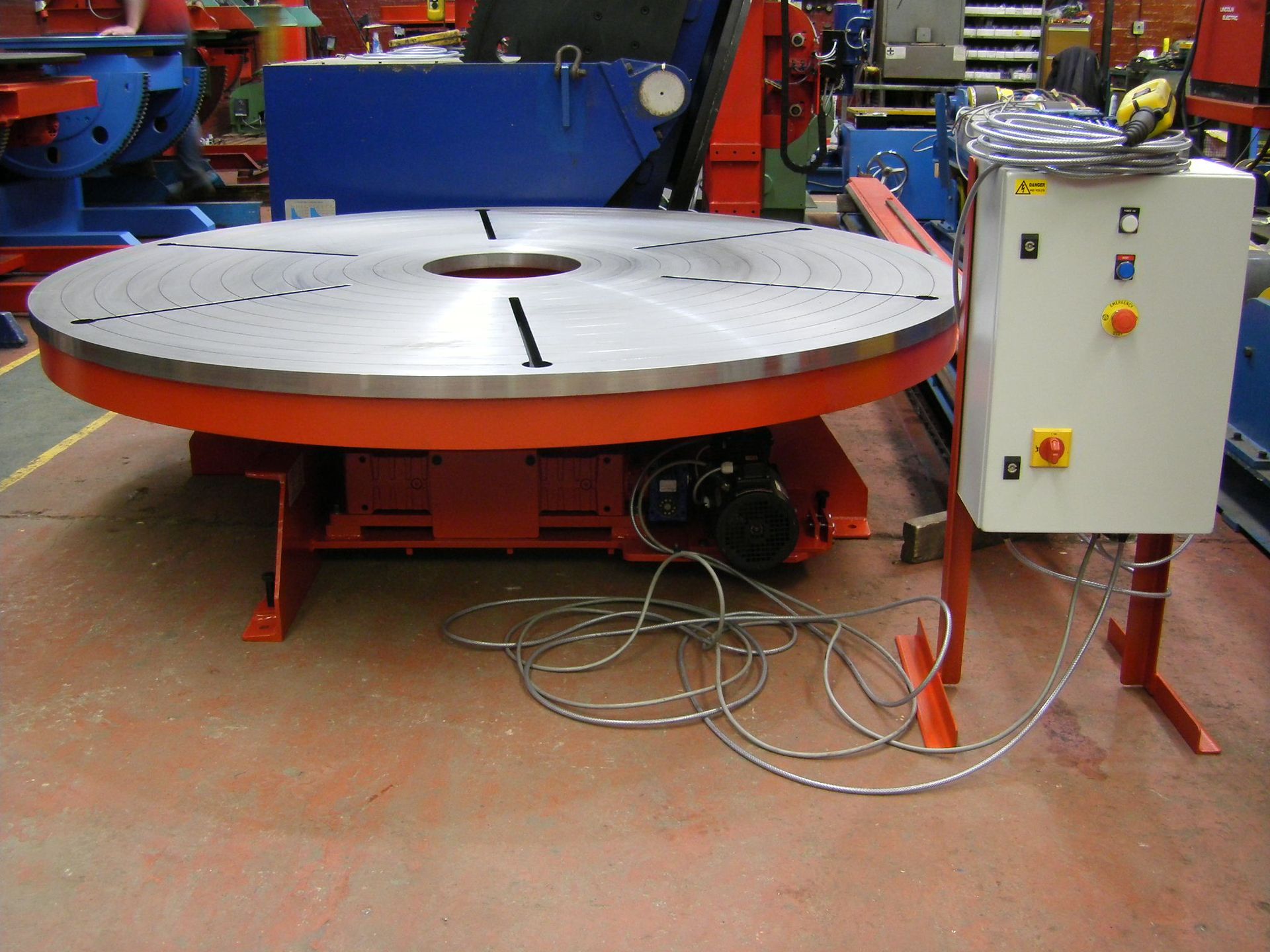 Welding Turntables. Standard units are supplied or special TIG Cladding ...