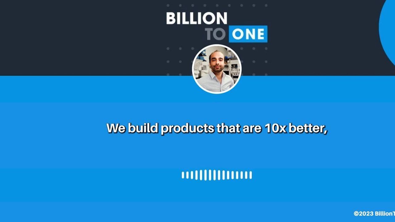 BillionToOne: CEO Audiogram