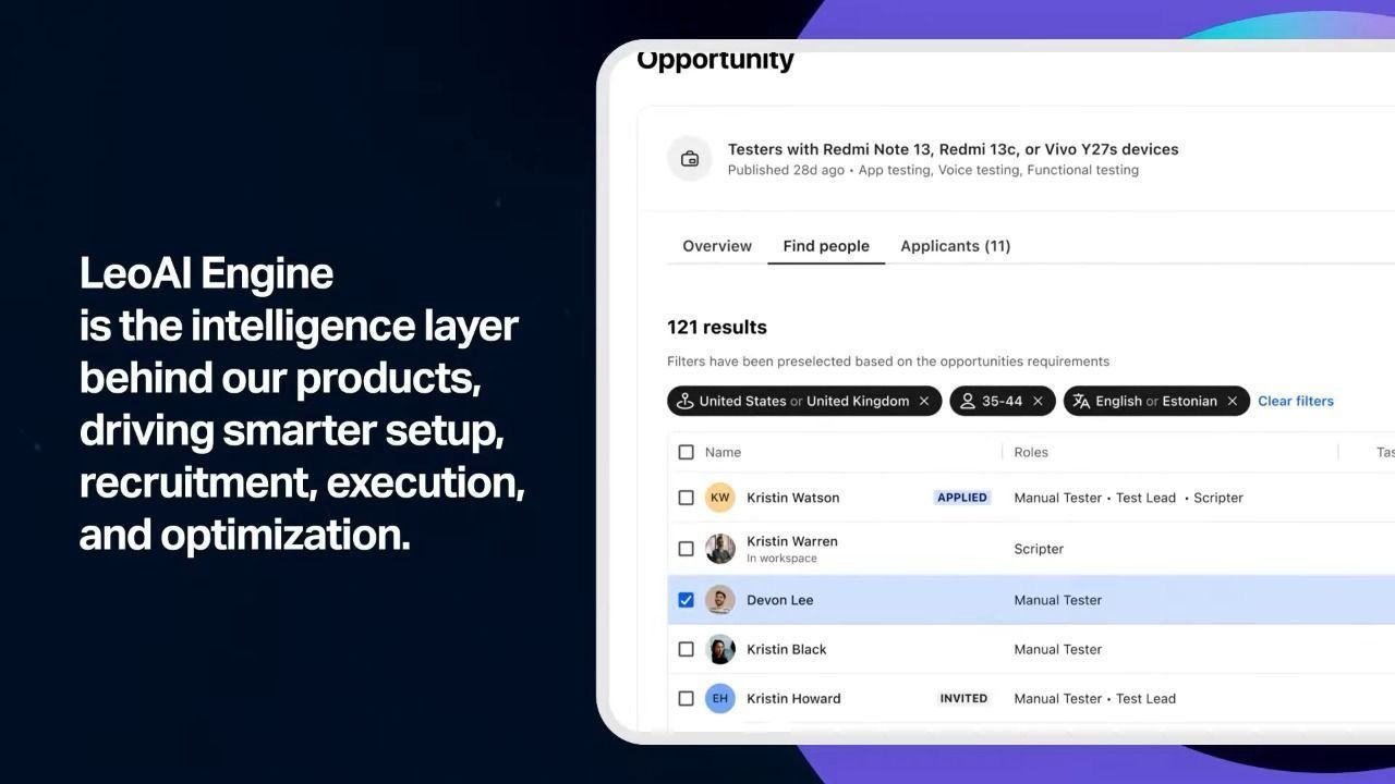 Testlio: LeoAI Engine