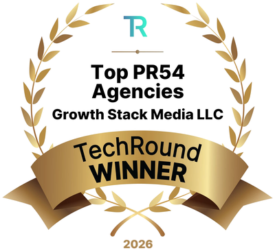 TechRound Top PR54 Agencies 2026 Winner: Growth Stack Media