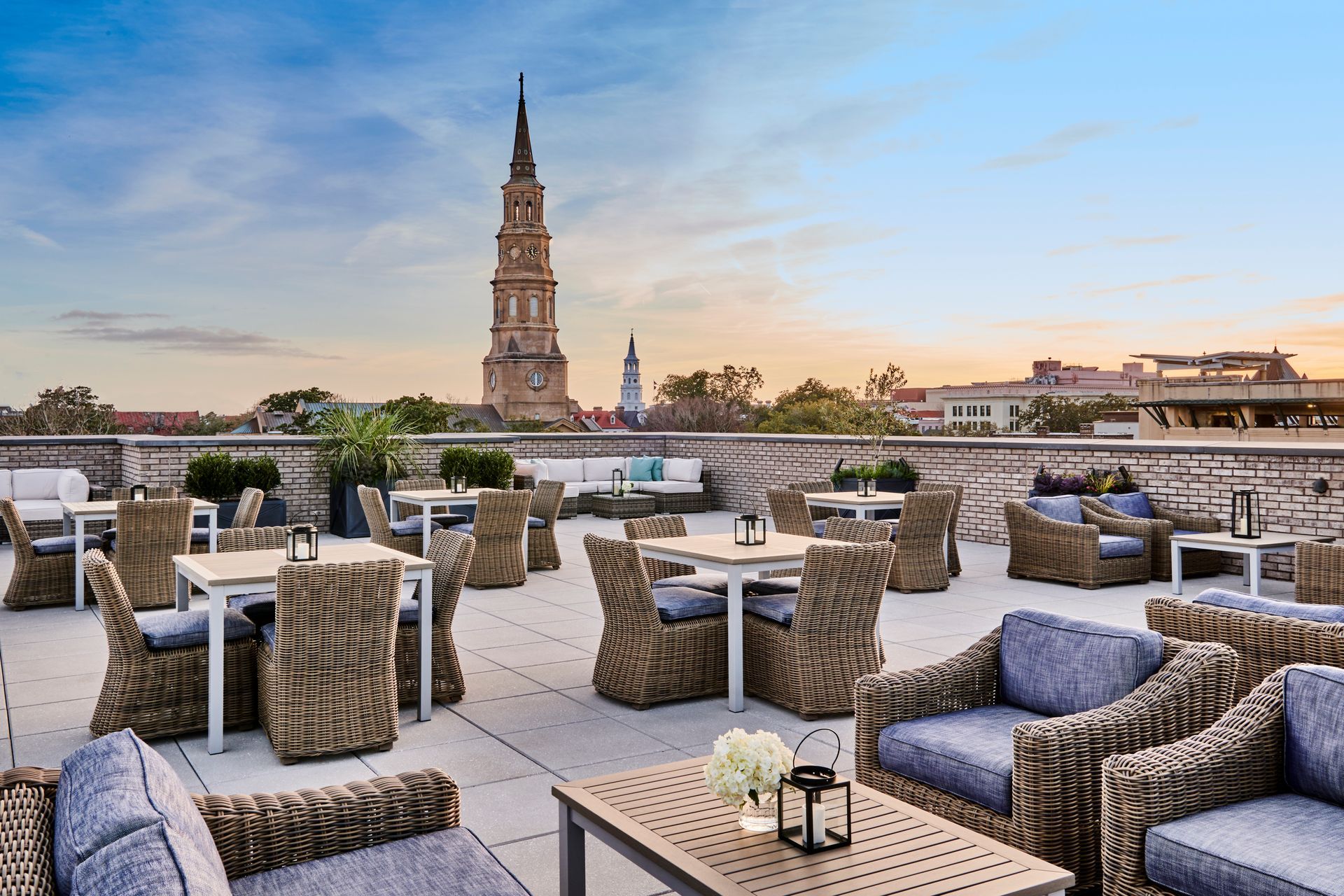 rooftop view from The Loutrel