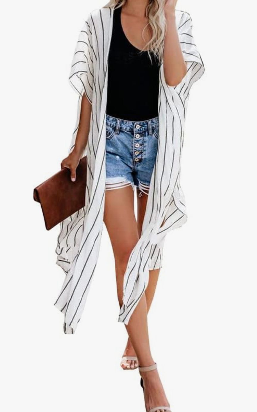 Photo credit: Amazon Striped cover up from Amazon