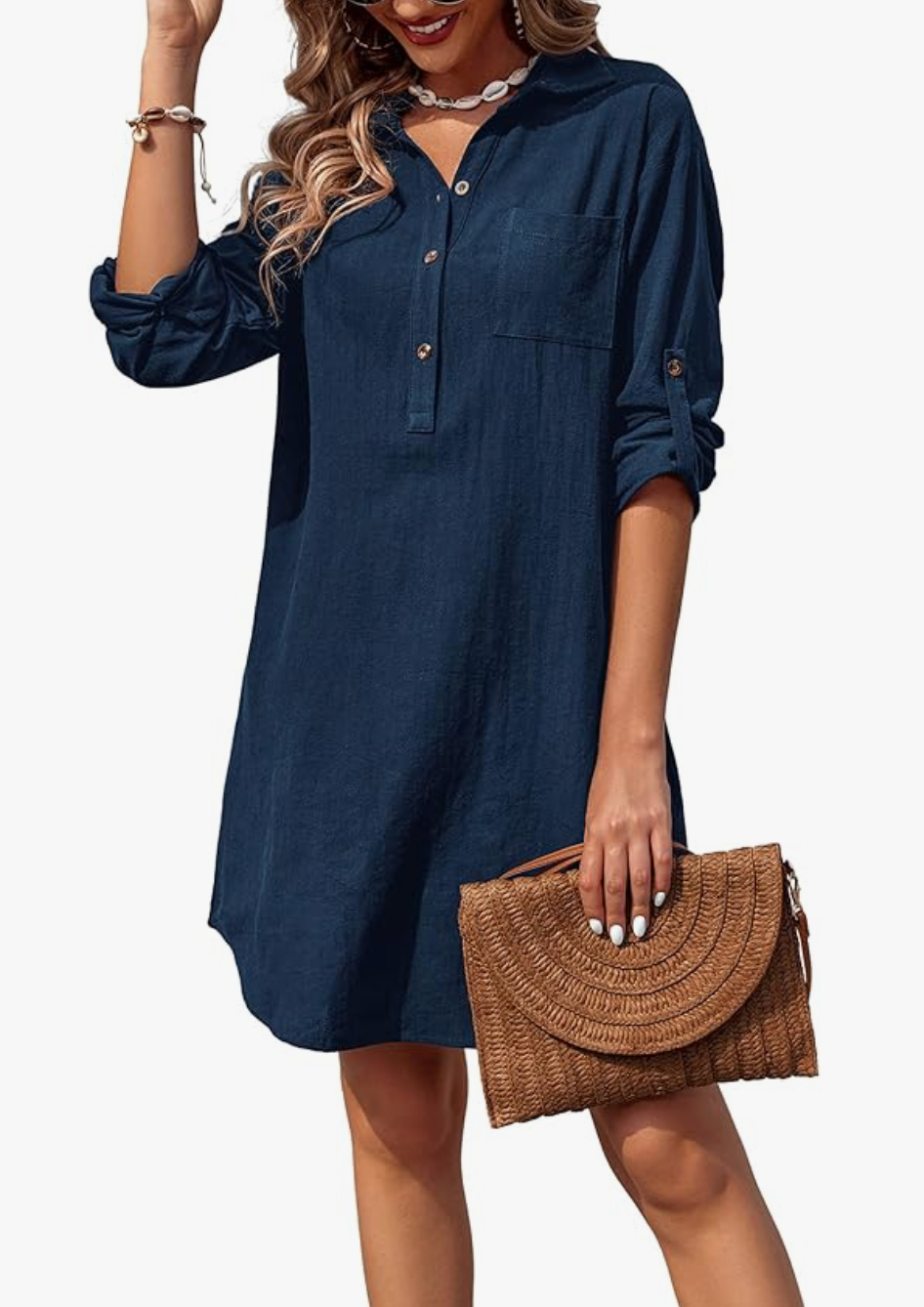 Photo credit: Amazon Navy dress from Amazon