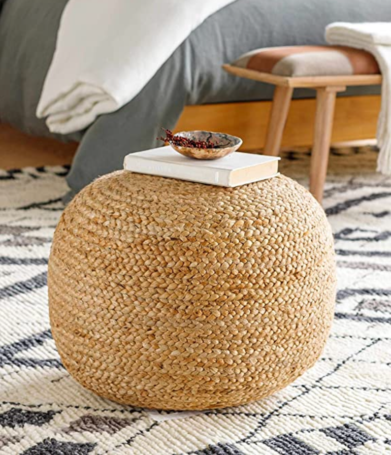 Pouf ottoman from Amazon