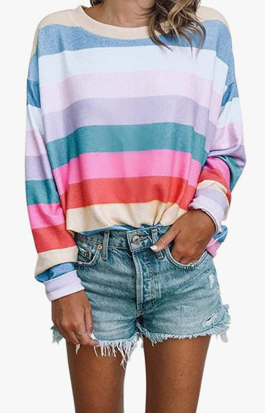 Photo credit: Amazon Striped top from Amazon