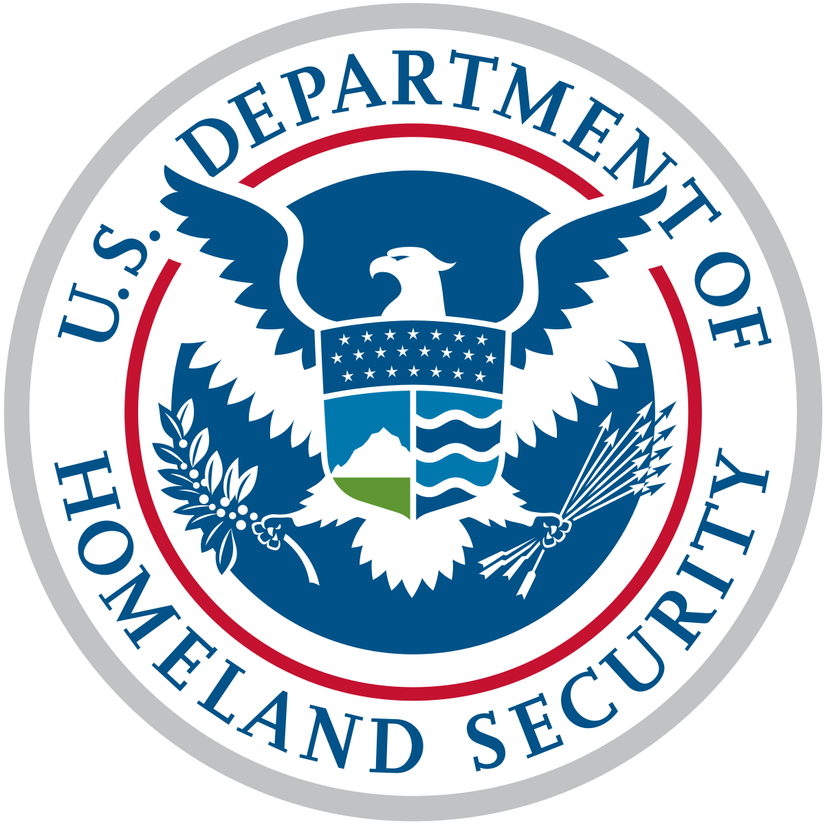 The seal of the u.s. department of homeland security