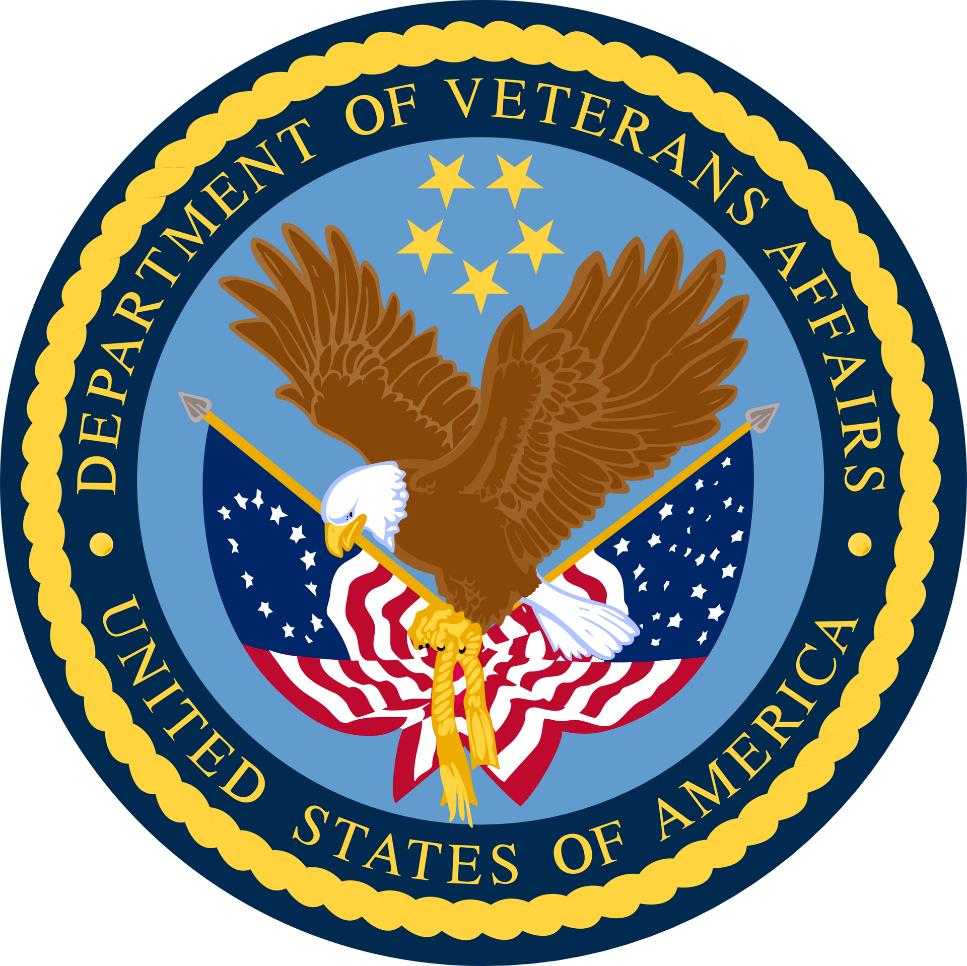 A seal for the department of veterans affairs of the united states of america