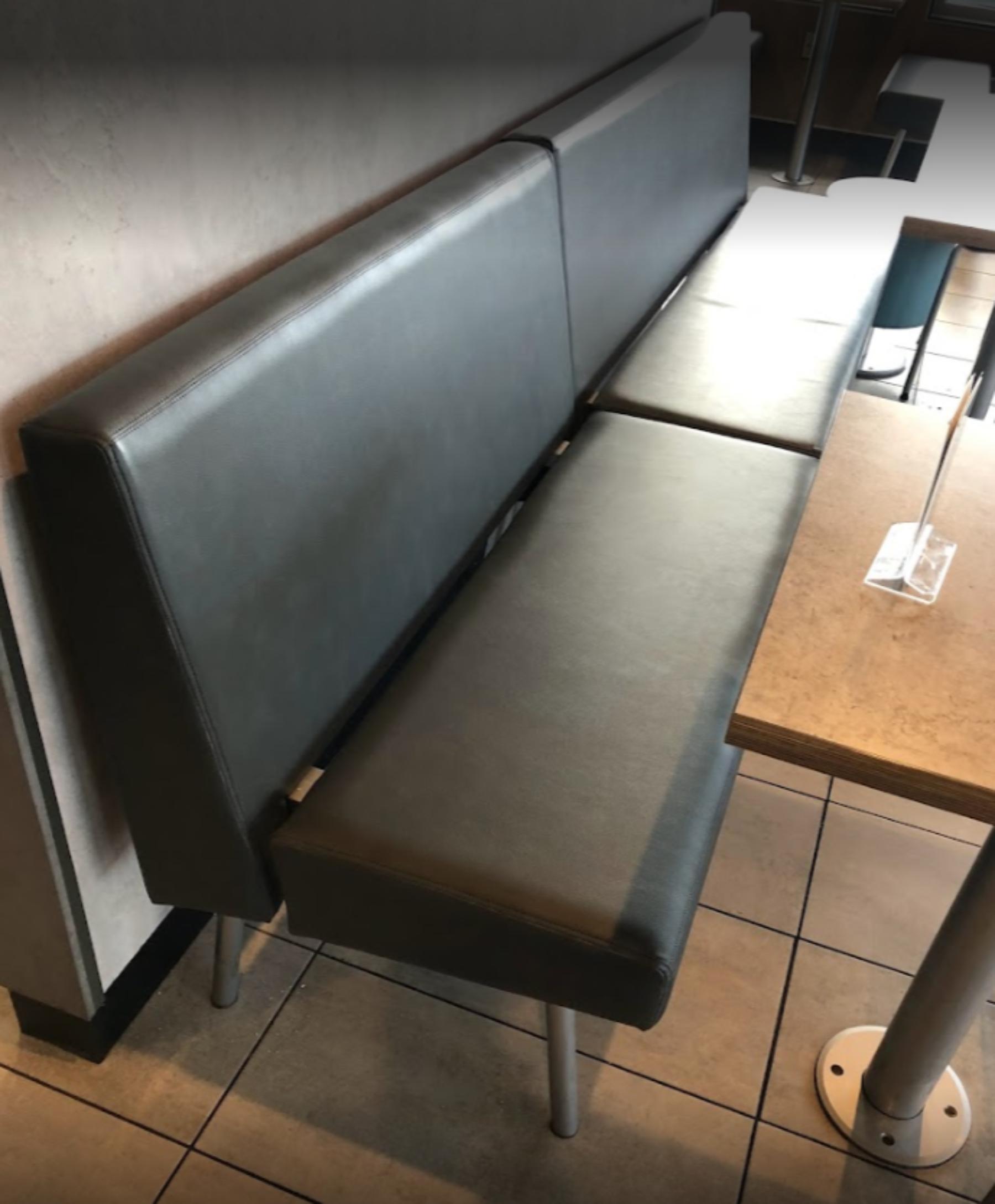 upholstered seat