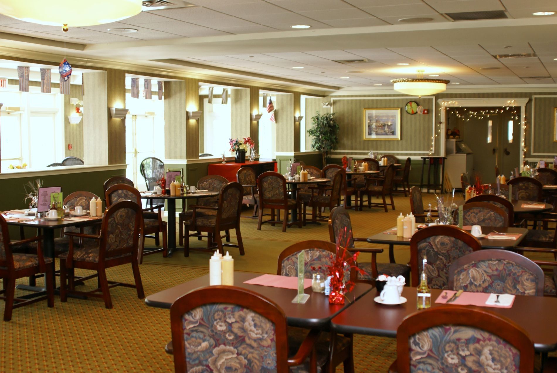 Classical restaurant interior