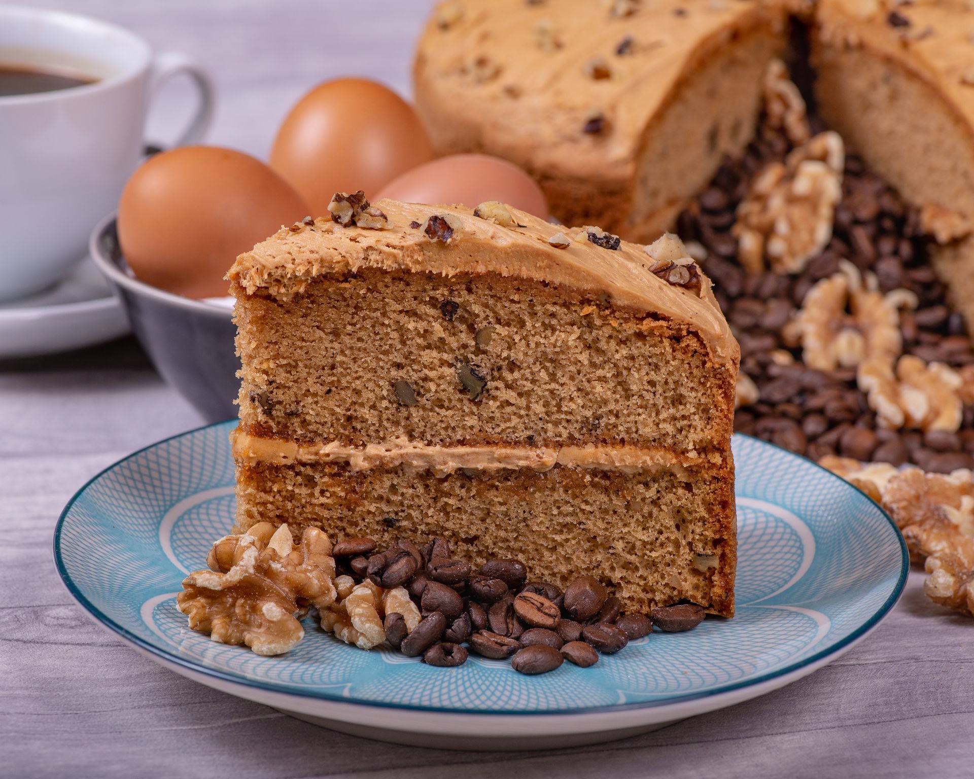 Coffee Walnut Cake
