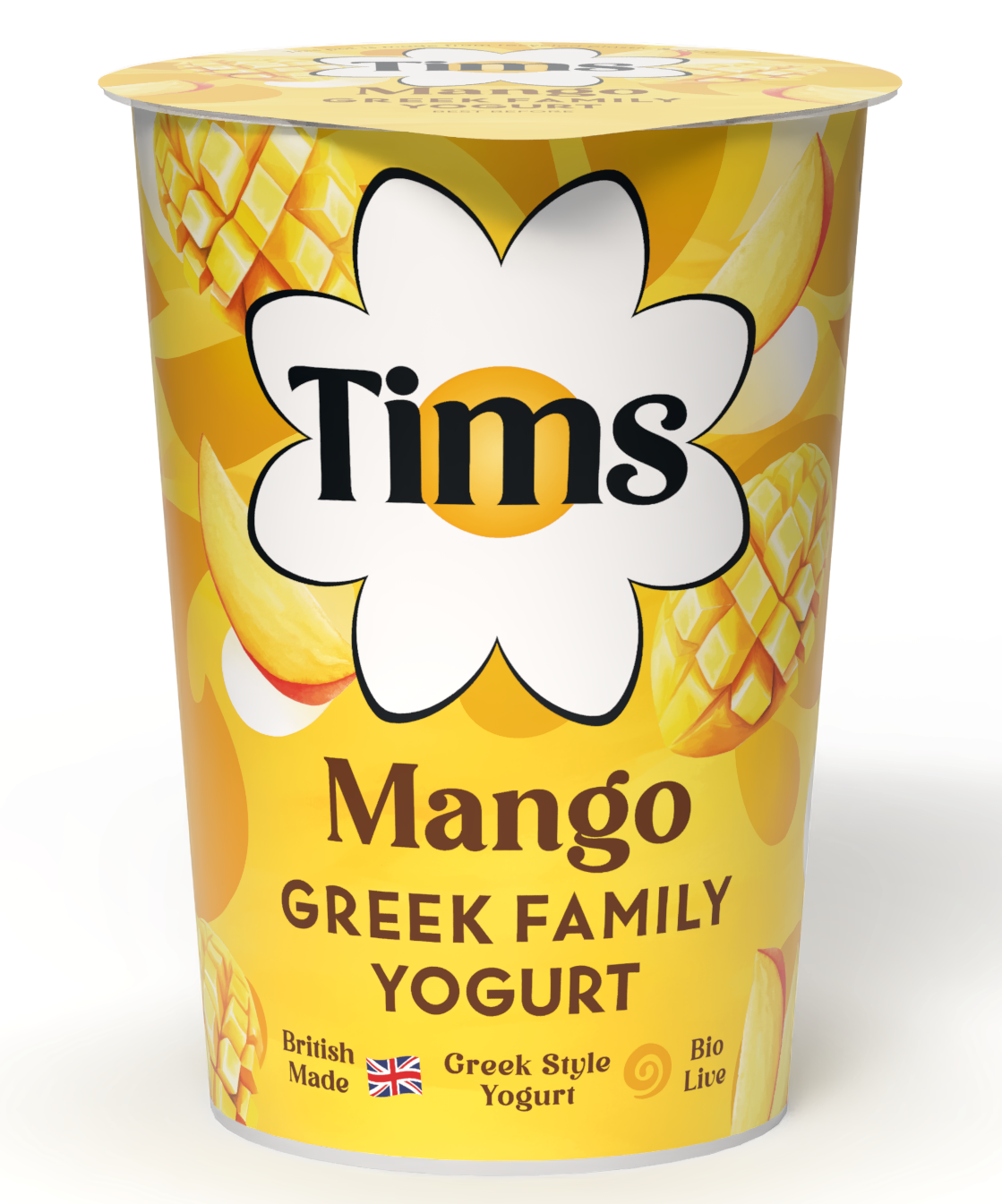 Tims Dairy New Look Greek Style Mango Yogurt