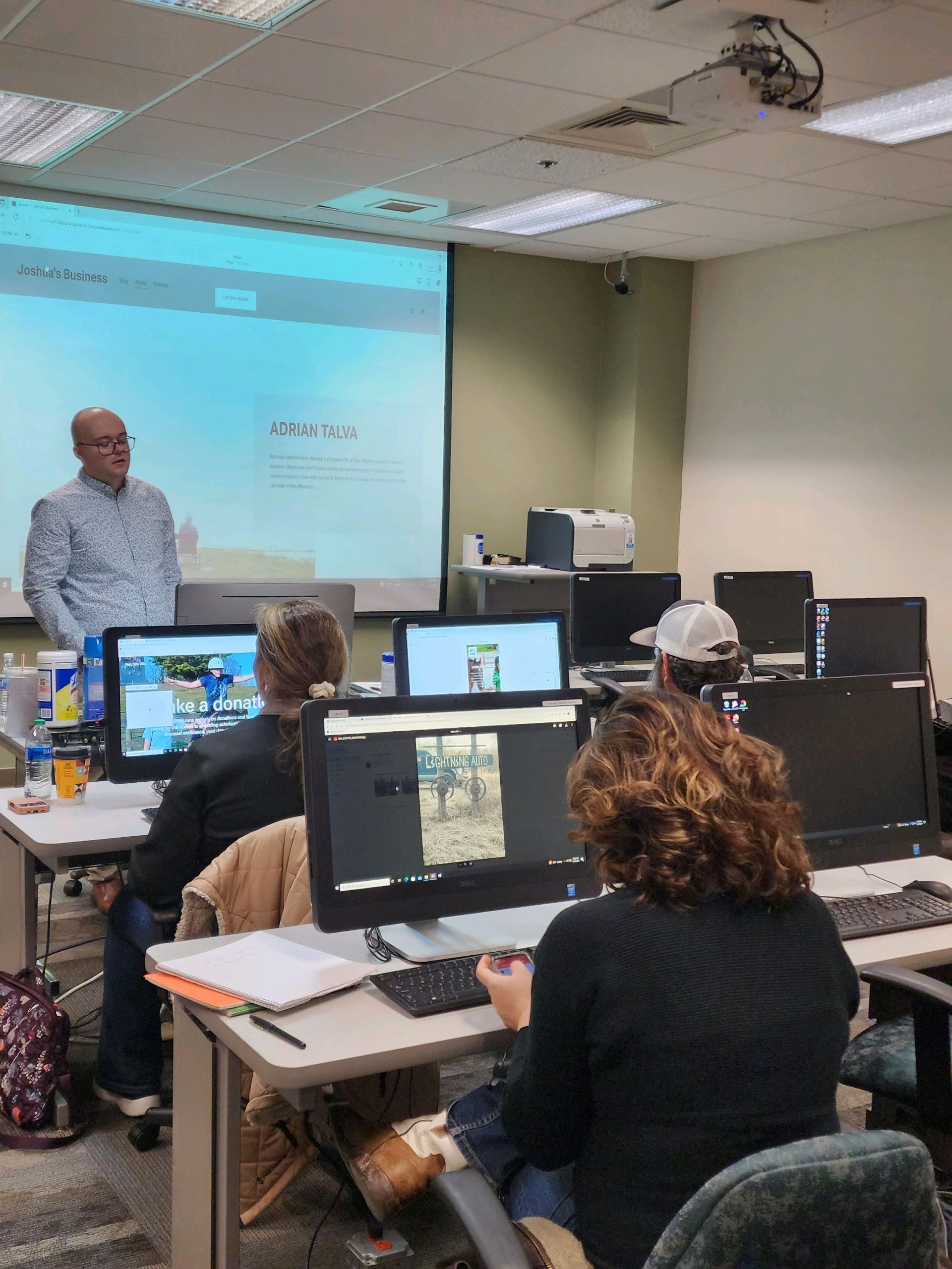 Joshua Lee Bryant Teaching A Class