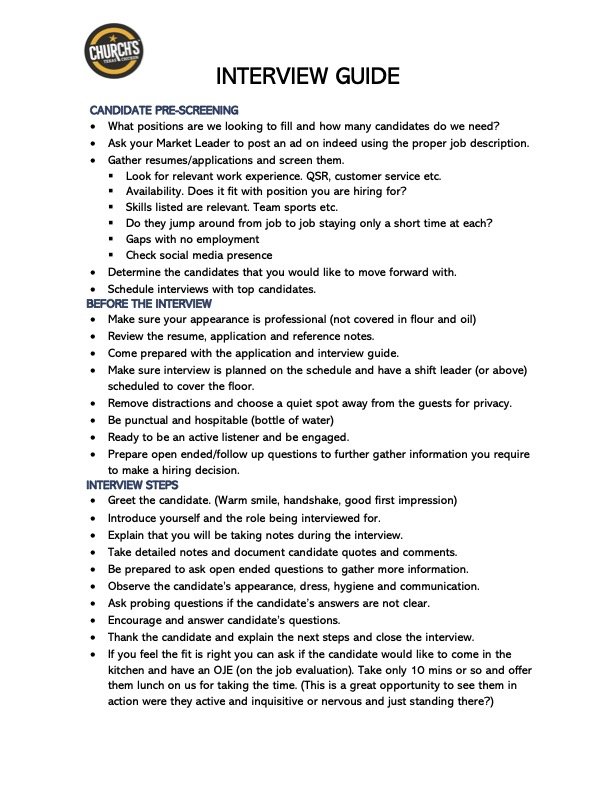 Interview Guide