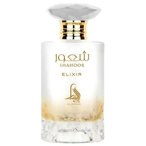Parfumflesje met opschrift