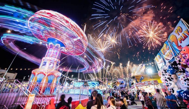 Photo of a crowd at the Perth Royal Show