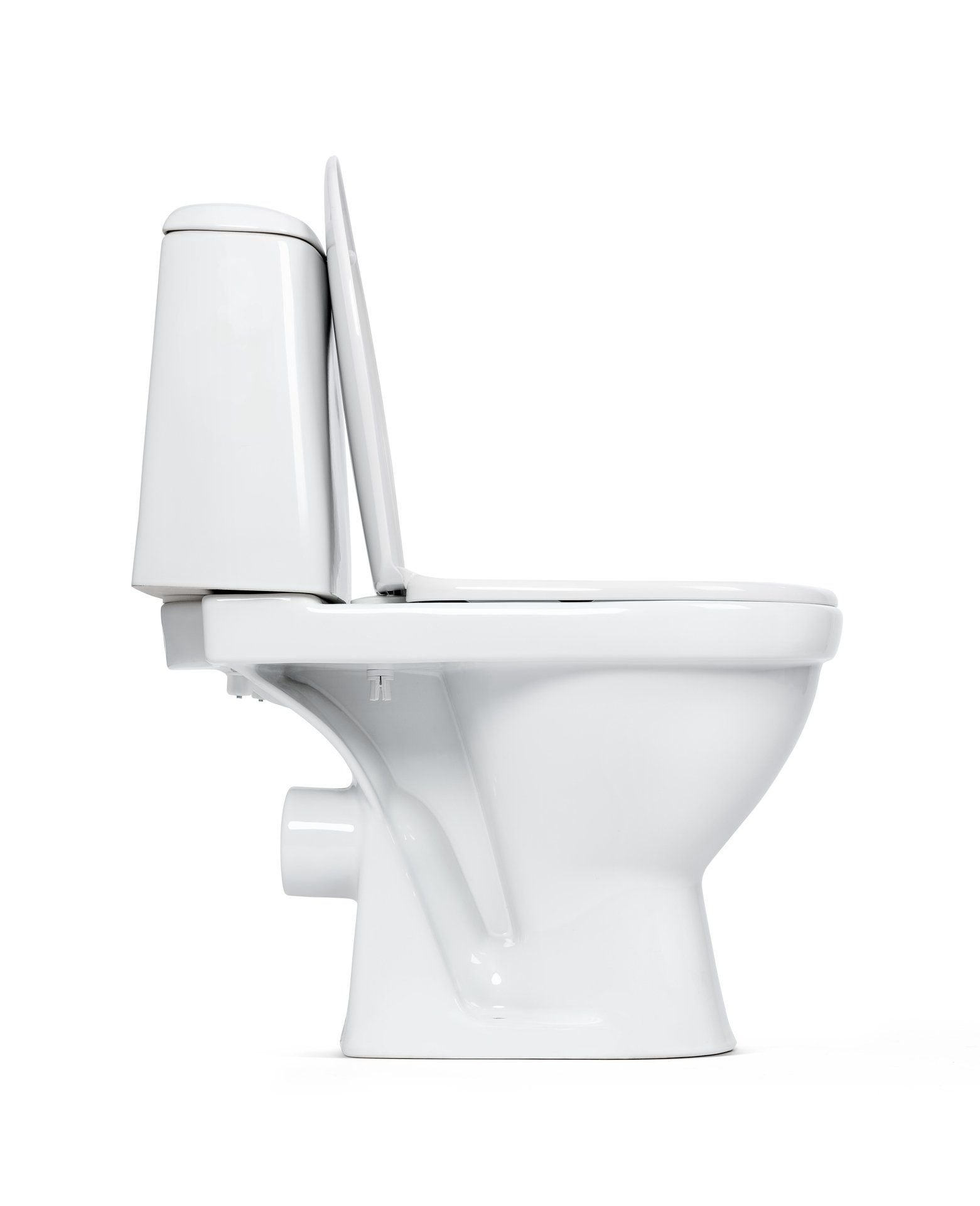 A White Toilet Side View Design — Western Washington — Water Concepts
