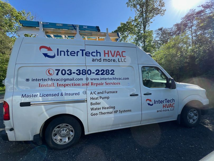 A white van for intertech hvac and more llc