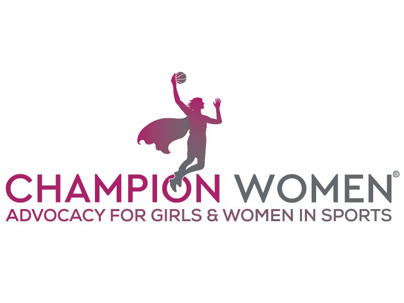 The logo for champion women advocacy for girls and women in sports.