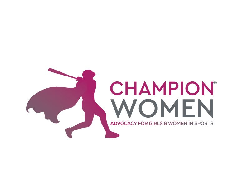 The logo for champion women advocates for girls and women in sports.