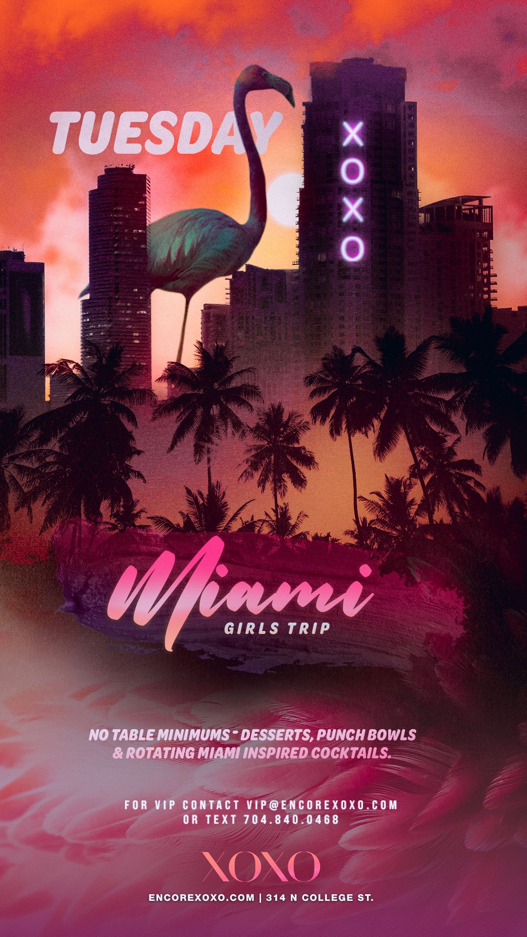 XOXO Cocktail Lounge Charlotte NC