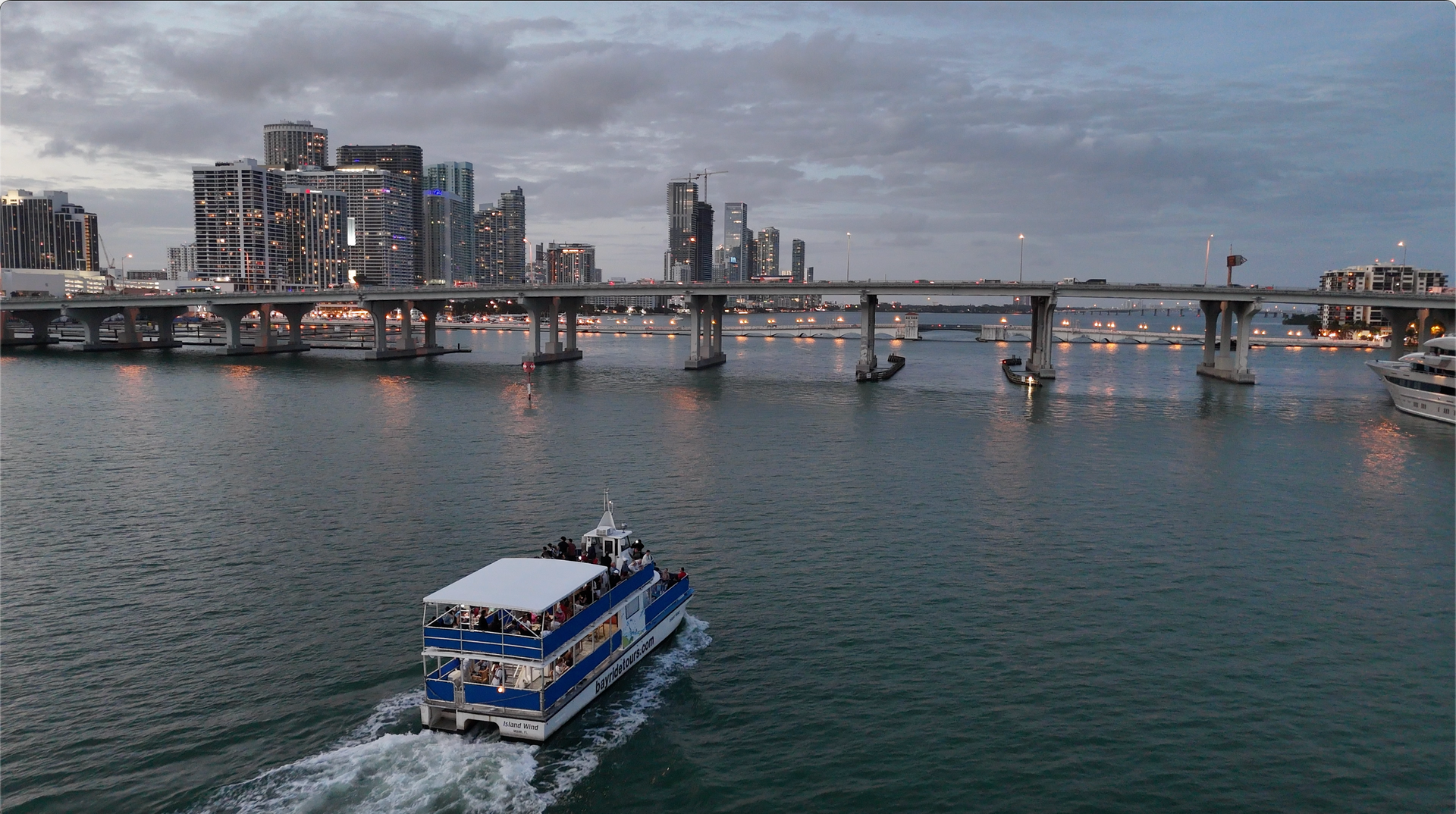 Starting the Miami Sunset
Boat Tour