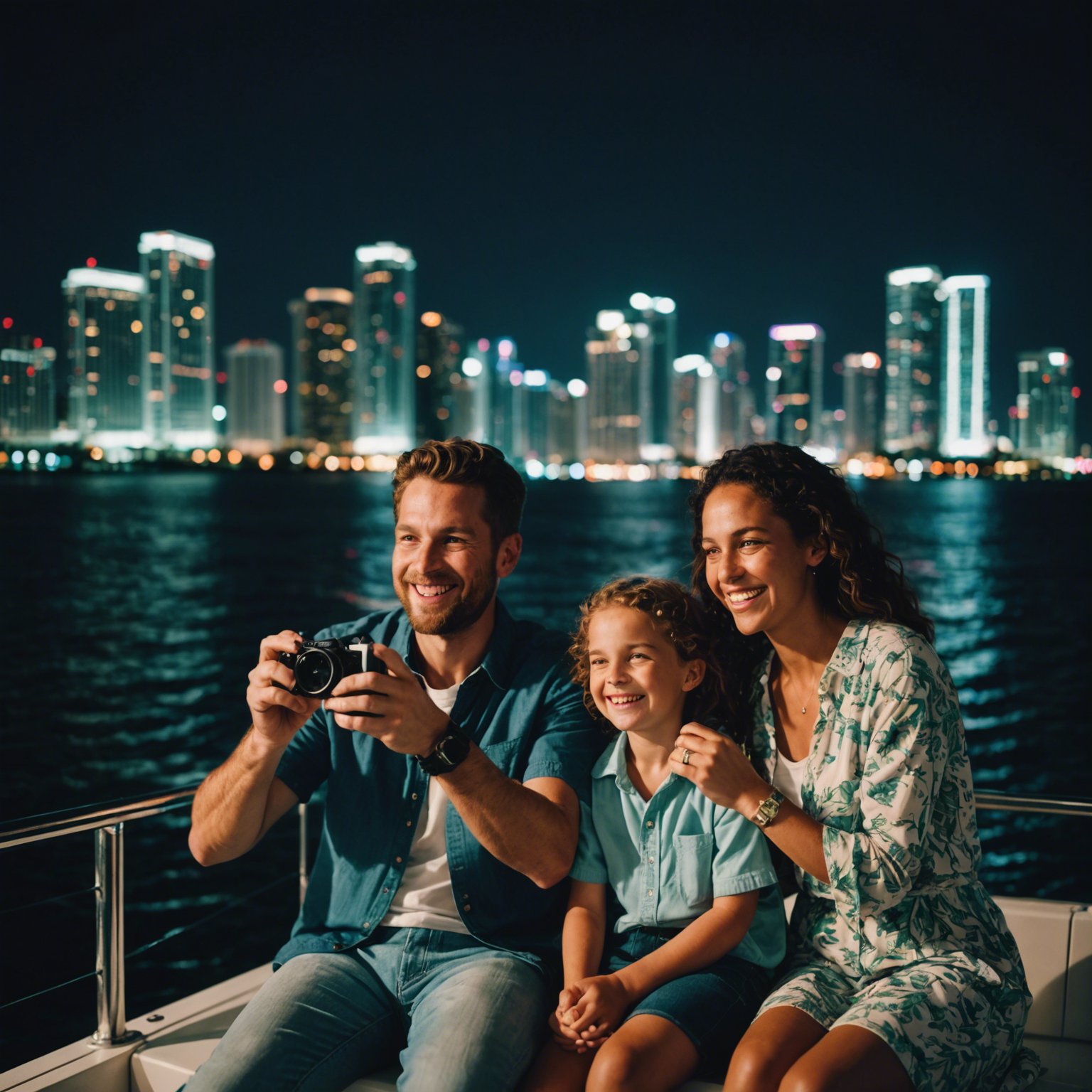Bayside Boat Tours at Night