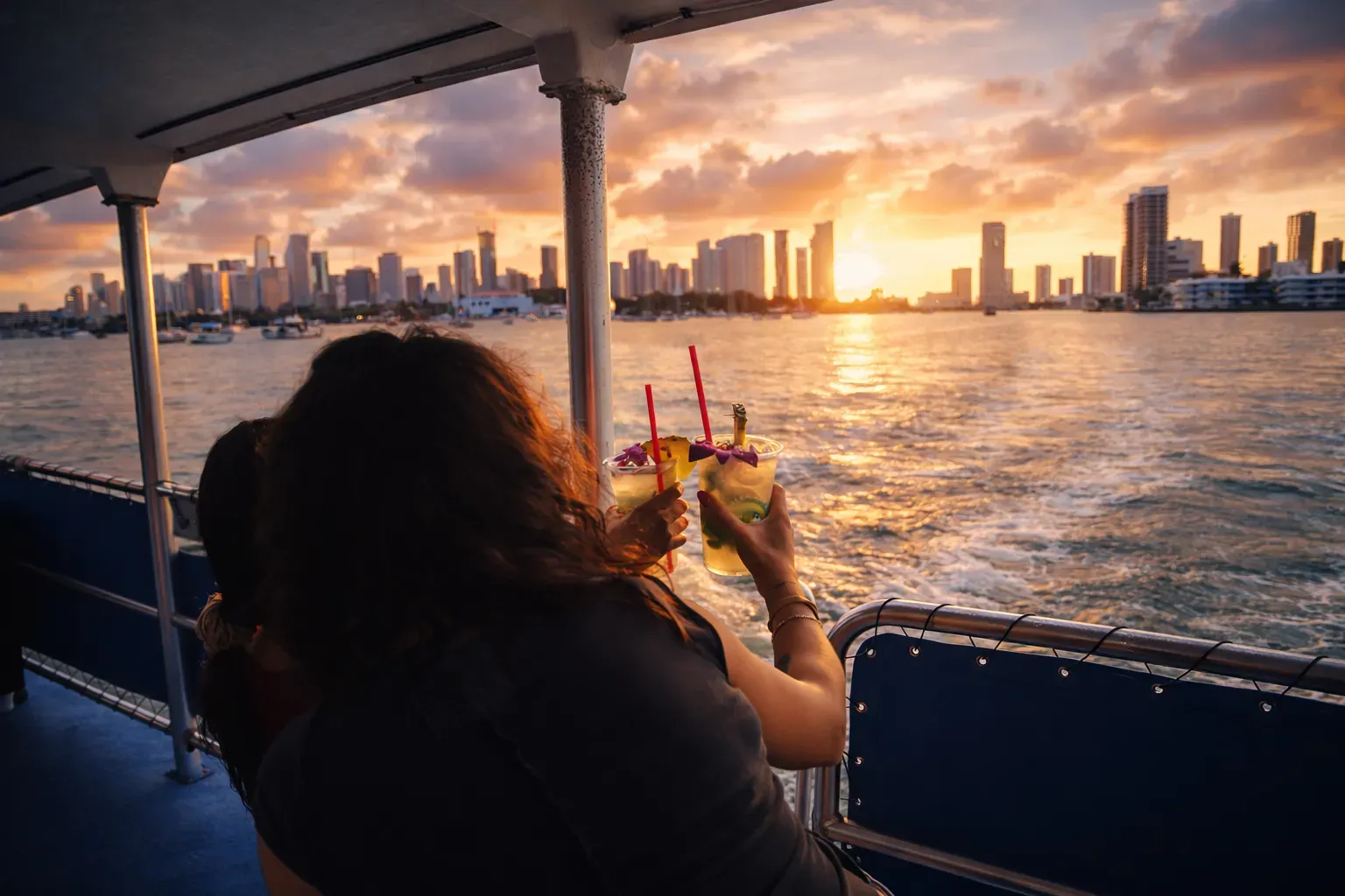 Top-Rated Sunset Boat Tour in Miami