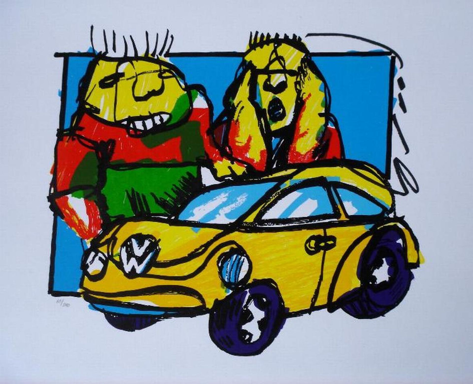 Beetle
zeefdruk op papier