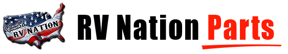 RV Nation Parts logo with red and black text and a small RV graphic on the left