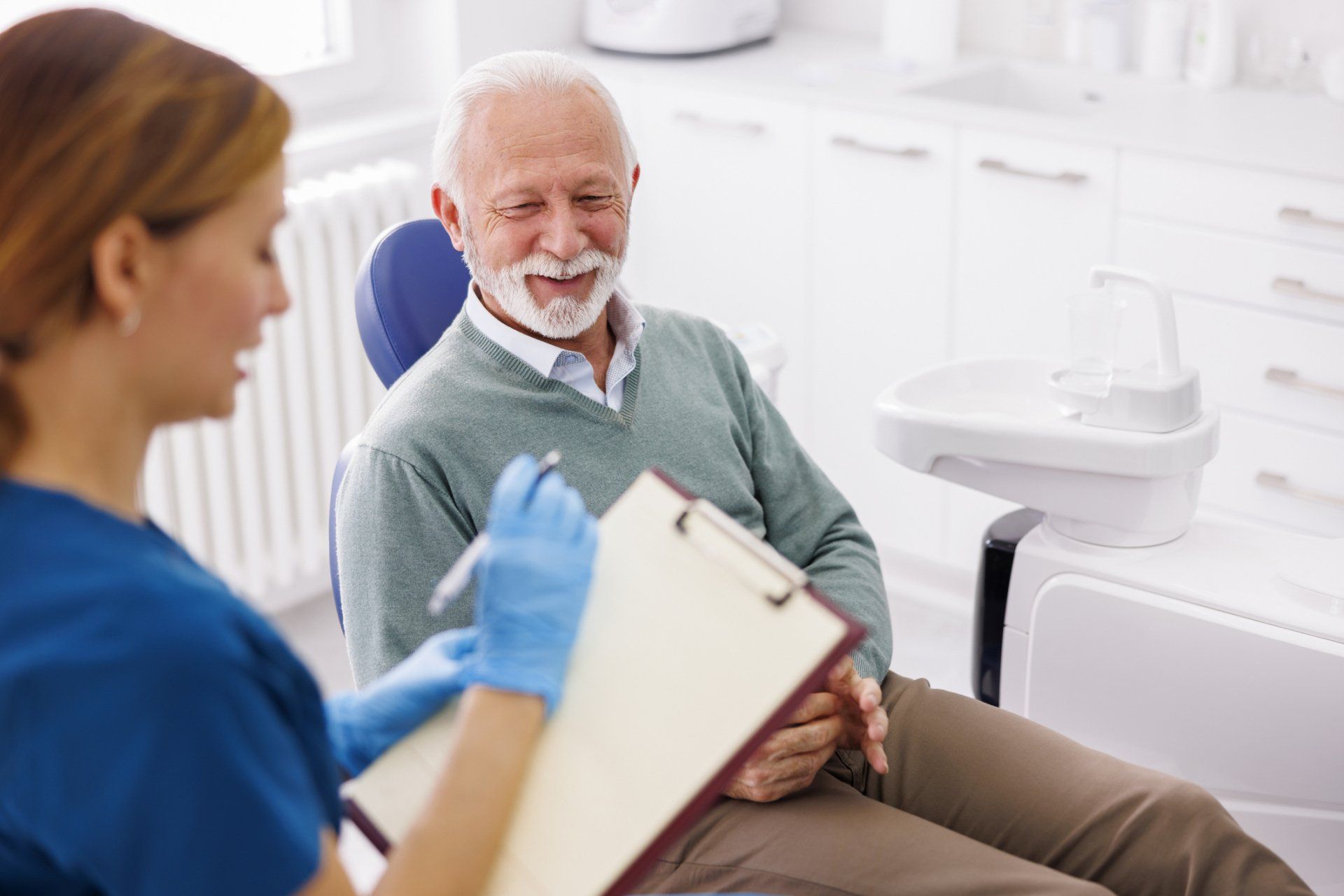 Beautiful Woman At Dentist Office — Northfield, MN — Heritage Dental Care