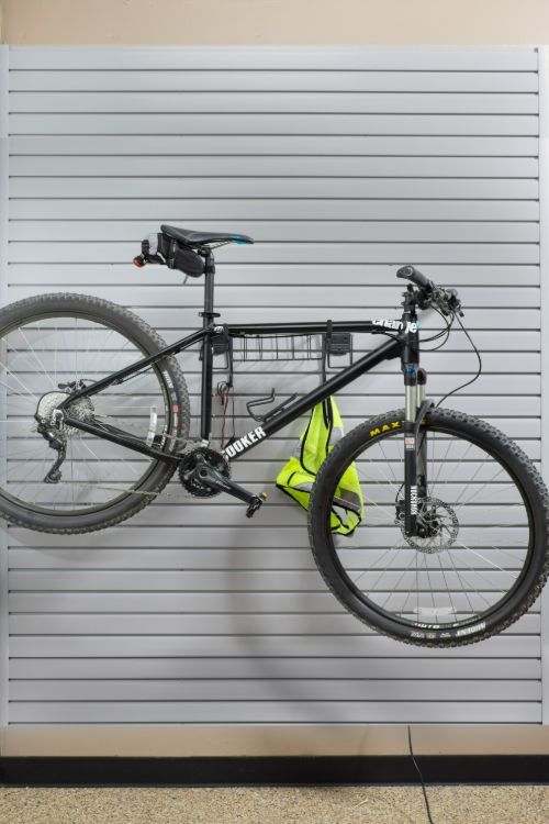 Bicycle Holder Slatwall Organizer Accessory Option