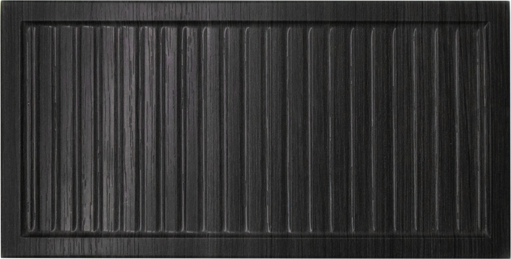 Reeded Slim Style Option With Licorice Finish