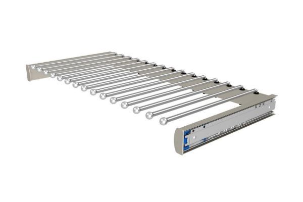 Nickel 30 Inch Classic Pants Rack